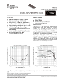 Click here to download TAS5112DFDRG4 Datasheet