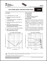 Click here to download TAS5122DCAR Datasheet