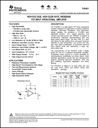 Click here to download THS4631DRE4 Datasheet