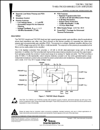 Click here to download THS7002CPWPRG4 Datasheet