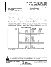 Click here to download TL081IDE4 Datasheet