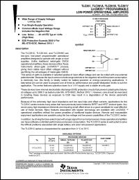 Click here to download TLC251ACPE4 Datasheet