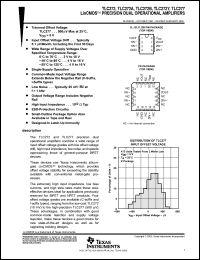 Click here to download TLC277IDG4 Datasheet