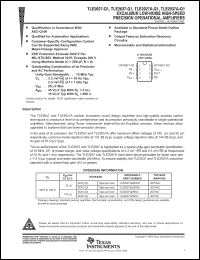 Click here to download TLE2037AQDRQ1 Datasheet