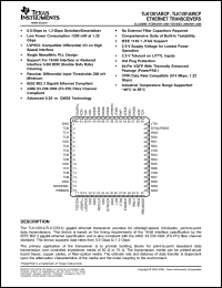 Click here to download TLK1201AIRCP Datasheet