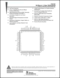 Click here to download TLK1521IPAP Datasheet