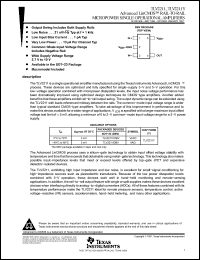 Click here to download TLV2211CDBVTG4 Datasheet