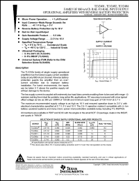 Click here to download TLV2401CDBVT Datasheet