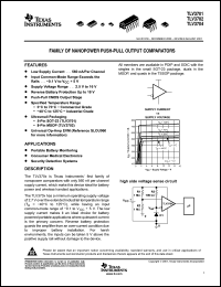 Click here to download TLV3701CDBVT Datasheet