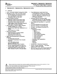 Click here to download TMS320C6727ZDHA250 Datasheet