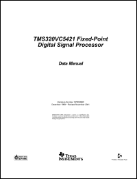 Click here to download TMS320VC5421GGU200 Datasheet