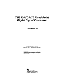 Click here to download TMS320VC5470ZHKA Datasheet