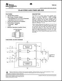 Click here to download TPA112DGNRG4 Datasheet