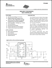 Click here to download TPS40052PWPR Datasheet