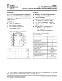 Click here to download TS3A5017DE4 Datasheet