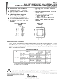 Click here to download TS3L110DE4 Datasheet