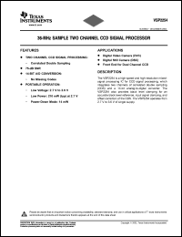 Click here to download VSP2254GSJ Datasheet