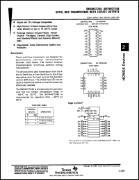 Click here to download SN54HCT245FH Datasheet