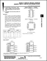 Click here to download SN74HC158JP4 Datasheet