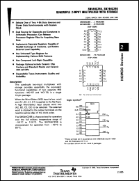 Click here to download SN54HC298J Datasheet