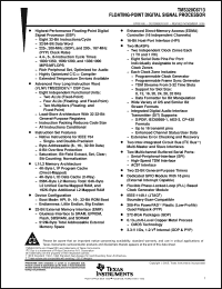 Click here to download TMP320C6713GDP167 Datasheet