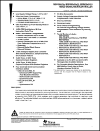 Click here to download MSP430F233TPMR Datasheet