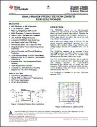 Click here to download TPS62624YFFT Datasheet