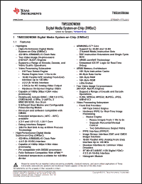 Click here to download TMS320DM368ZCED Datasheet