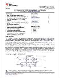 Click here to download TPS40305DRCT Datasheet