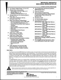 Click here to download MSP430F2232 Datasheet