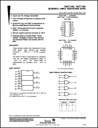 Click here to download SNJ54ACT11002J Datasheet