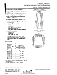 Click here to download SNJ54ACT11181J Datasheet