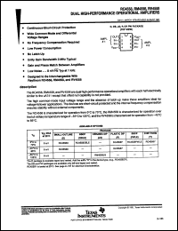 Click here to download RC4558D1 Datasheet