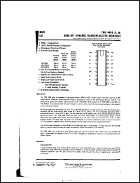 Click here to download TMS4050JR Datasheet