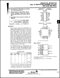 Click here to download SNC54ALS112FH Datasheet