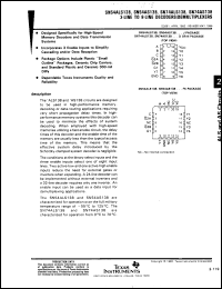 Click here to download SNC54ALS138J Datasheet