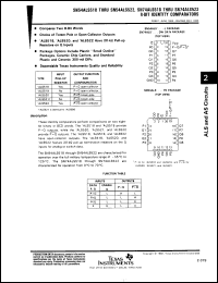 Click here to download SNJ54ALS522FH Datasheet