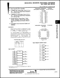 Click here to download SNC54ALS805FH Datasheet