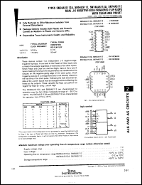 Click here to download SNJ54AS112J Datasheet