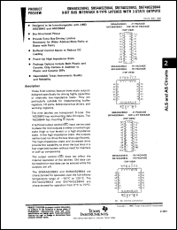 Click here to download SN74AS29843NT3 Datasheet