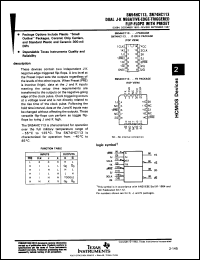 Click here to download SNJ54HC113J Datasheet