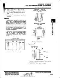 Click here to download SN54HC180FK Datasheet