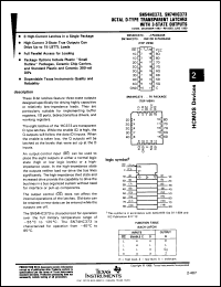 Click here to download SN74HC373NP3 Datasheet