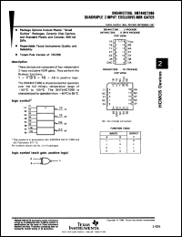 Click here to download SN74HC7266NP1 Datasheet