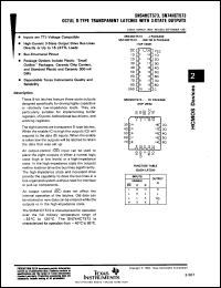 Click here to download SN74HCT573NP1 Datasheet