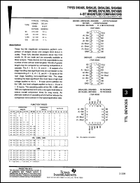 Click here to download SN7485NP1 Datasheet