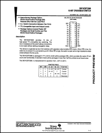 Click here to download SN74CBT3384DW Datasheet