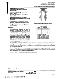 Click here to download SN75ALS130D Datasheet