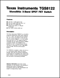 Click here to download TGS8122SCC Datasheet