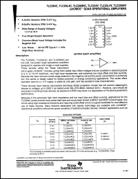 Click here to download TLC254CJ4 Datasheet